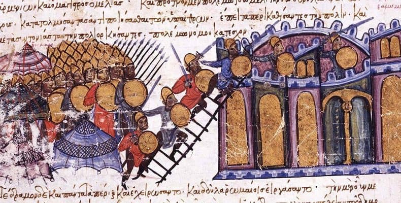 byzantine army skylitze siege 01
