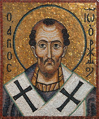 St. John Chrysostom. Mosaic
