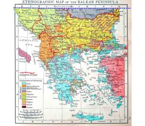 ethnographic map of the Balkans 1893 01